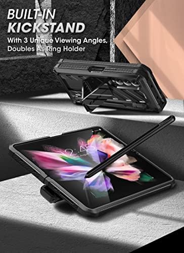 Supcase Unicorn Beetle Pro Series Case עבור Samsung Galaxy Z Fold 3 5G, מקרה מחוספס שכבה כפולה בגוף