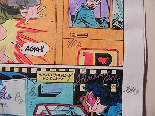 בלשי קומיקס 653 באטמן אמנות הפקה חתום א. רוי עם עמ ' 19