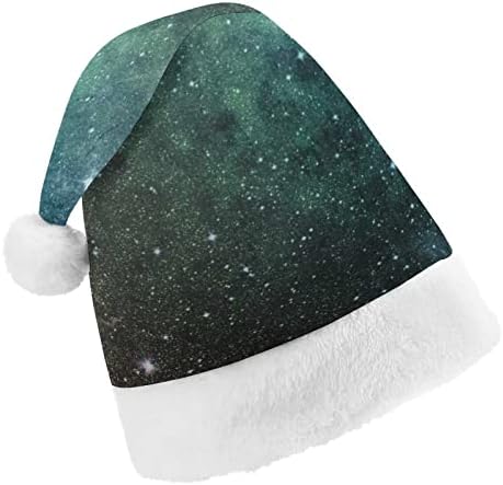 גלקסי ערפילית כוכבים יקום חג המולד כובעי סנטה כובע עבור חג המולד חג משפחה מודפס