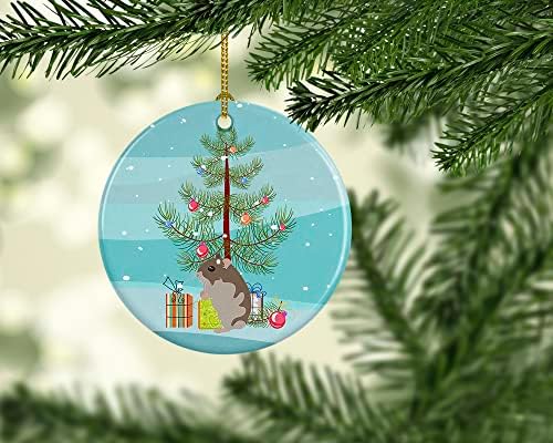אוצרות קרוליין CK4451CO1 גמדים גמדים קישוט קרמיקה לחג המולד שמח, קישוטים לעץ חג המולד לבית,