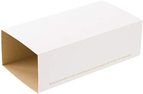 1 קופסא מתנה שרוול מקרה, לבן / לבן-מ