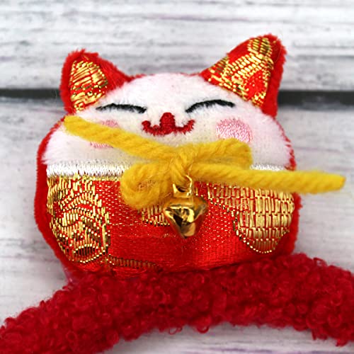 אדום סרט חמוד חתול סרט מזל חתול חמוד חג ראש כובע כיסוי ראש בגימור עבור מסיבת קישוט אספקת שיער אבזרים
