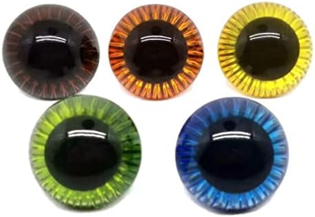 Mayhouse מרקם עיני בטיחות עגולות עם מכונת כביסה 5 צבעים- 8 גדלים, אמיגורומי, בובות, עיני ינשוף,