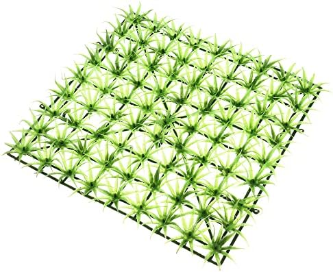 אקווריום מלאכותי פלסטיק דשא, אקווריום קישוטי דשא לאקווריום נוף צמחי קישוט, ירוק, 9.84 אינץ
