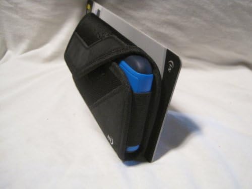 Nite ize Black Sideeways אופקי מחוספס כבד כבד מורחב xx-large case עם קליפ חגורה קבוע עמיד מתאים ל- Samsung