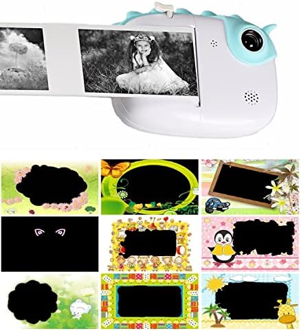 מצלמה מיידית לילדים מצלמה לילדות מסך מגע 3.0, מצלמה דיגיטלית לילדים הדפסה מיידית עם 3 גלילים אפס ניירות הדפסת דיו