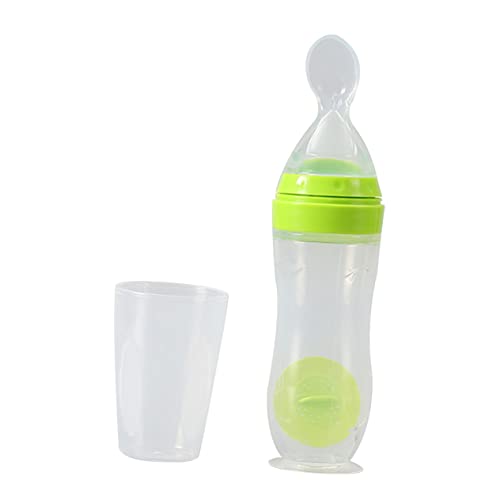 תינוק בקבוק סיליקון תינוק בקבוק סיליקון מזין לתינוקות להאכיל לסחוט בקבוק תינוק מזון מזין תינוק