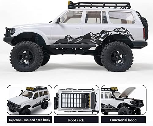 Eazyrc Patriot 1/18 2.4GHz Crawler RC מכונית, כל השטח תחביב 4WD Off Doad Truck Model Models RTR למבוגרים