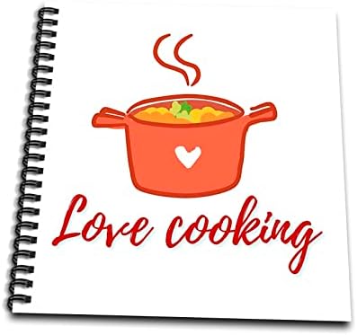 3ROSE עיצוב פשוט על אוכל וטקסט של בישול אהבה - ציור ספרים