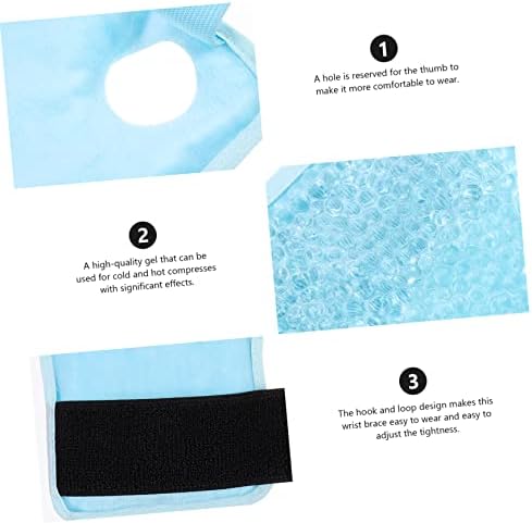 ג 'ל ג' ל ספורט ג ' ל כחול סרטי יד אתלטי יד קלטת קר חבילה קר חבילות עבור פציעות הברך קרח חבילה