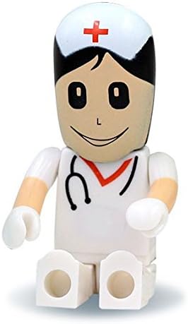 2.0 אחות לבנה רופאה רופאה מנתח חובש RN 128 ג'יגה -בייט פלאש אגודל אגודל מכשיר אחסון מכשיר חידוש חמוד קריקטורה