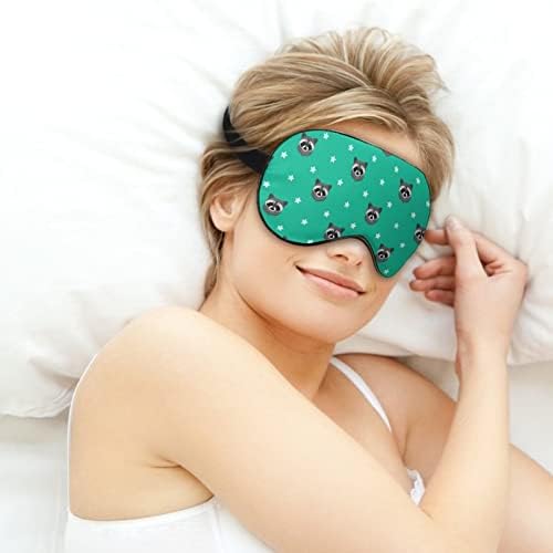 דביבונים יפים מסכות עיניים רכות עם רצועה מתכווננת קלה משקל נוח כיסוי עיניים לשינה