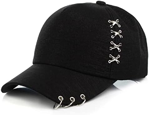 בייסבול כובע, מתכת צלב חישוק דקורטיבי שמש כובע, היפ הופ סגנון בייסבול כובע גברים של ונשים של אופנה שמש כובע