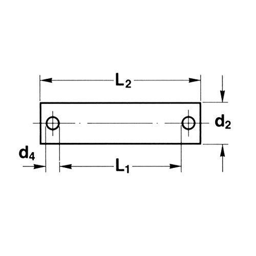 Ametric BL 644 CP BL שרשרת עלים סדרתית, LH1244 מספר ISO, BL 644 ANSI מספר 19.05 ממ מגרש, שרוך 4x4 צלחת, עומק