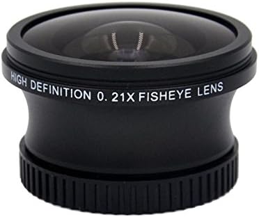 Sony HDR-XR350V 0.21X עדשת עיניים דרגה בדרגה גבוהה + טבעת דריכה + NWV בד ניקוי סיבים מיקרו ישיר