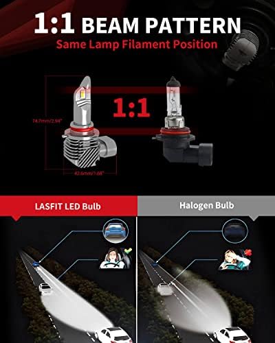 LASFIT לשנים 2009-2014 נורות LED מטריצות טויוטה 9005 נורות LED HB3 9006 HB4 LED LED נמוך או אור ערפל