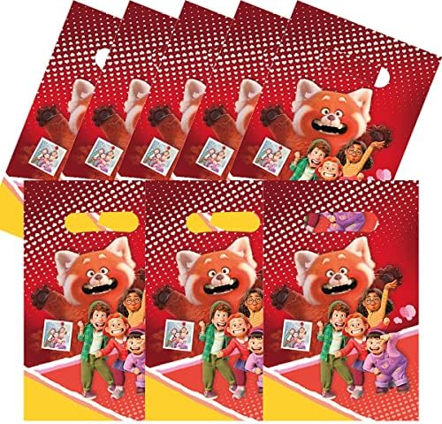 MC TTL 30 חבילות הופכות שקיות מתנה אדומות שקיות מתנה למסיבה חמודות ציוד שקיות קישוט ליום הולדת שקיות מתנה היטב