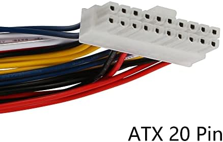 CERRXIAN 30 סמ ATX 20 פינים זכר עד 20 פינים כבל סיומת אספקת חשמל נקבה למחשב מחשב