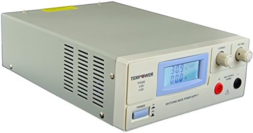 Tekpower TP3030E DC אספקת חשמל מיתוג מתכווננת 30V 30A, תצוגה דיגיטלית עם תאורה אחורית