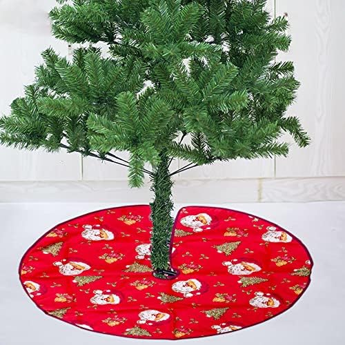 XIOS קישוט לחג המולד חופשות חורפי 2021 -חצאית עץ חג המולד גבול, עץ יצירתי עץ עץ תחתון קישוט חג המולד