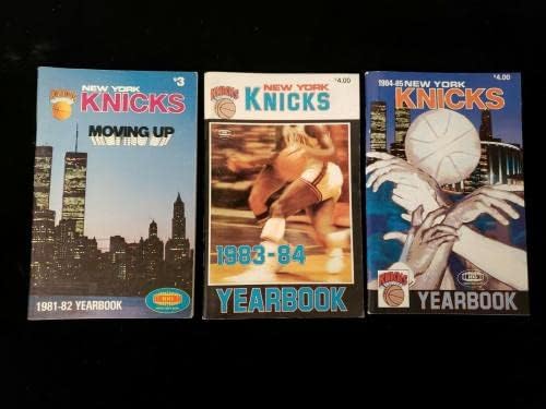 הרבה 12 מדריכי מדיה שונים של ניו יורק ניקס - 1981-2015 - תוכניות NBA