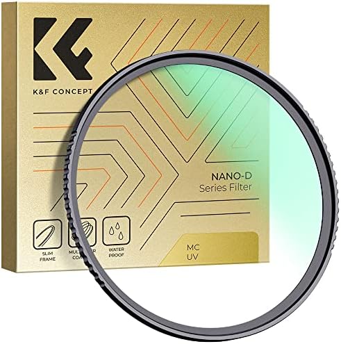 קונספט K&F 67 ממ MC UV הגנה מגנה על עדשת מסנן אולטרה-דק-שכבתי עם 24 שכבות רב-שכבתי מרובי מים מסנן UV לעדשת מצלמה