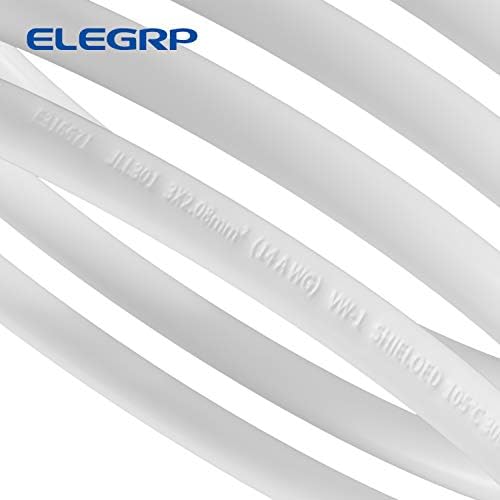 ELEGRP 0651515LY L15515 14AWG LCDI תקע כבל חשמל למזגן A/C, E250451 UL מוסמך, החלפת זיהוי זרם דליפה בגודל 7.5ft,