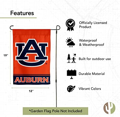 דגל גן אוניברסיטת Auburn נמרים מלחמה באנר נשר פוליאסטר