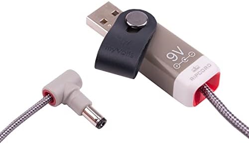 Myvolts Ripcord USB עד 9V DC DC Power Cable תואם למקליט Zoom H4