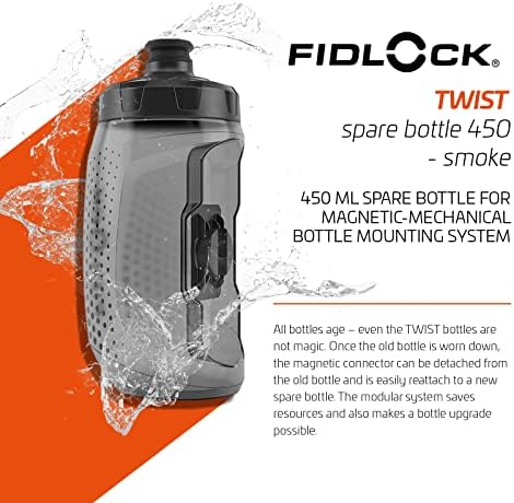 בקבוק החלפת FIDLOCK טוויסט 450 - כל גילאי הבקבוק - בקבוק החלפה למערכת הרכבה של בקבוקים מכניים מגנטיים
