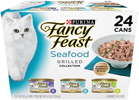 Purina Fancy Feast Collection Food Food Foods Food באריזת מזון לחתולים רטובים - 3 גרם. פחיות