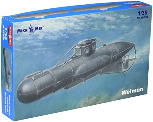 מיקרומיל מקר35-022 1/35 חיל הים הבריטי וולמן 10 דגם פלסטיק מיוחד לסירת צלילה