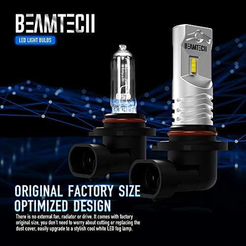 Beamtech H10 LED נורה ערפל+BeamTech D1S 6000K נורות HID