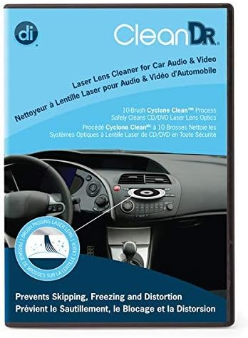 חידושים דיגיטליים CleanDR עבור מכוניות שמע ומייזר לייזר ניקוי 4190500 ו- CD ו- DVD מהירות מהירות,