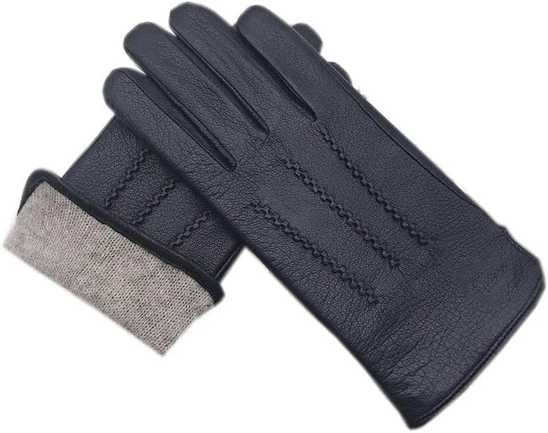 כפפות גברים של SDFGH חורף כפפות כף היד מכונת בטנה תפירה רכיבה על נהיגה חמה רכיבה על רכיבה