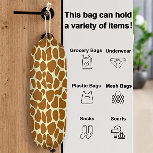 פלסטיק תיק מחזיק ג ' ירפה הדפסת קיר הר פלסטיק שקיות בעלי החיים ארגונית קניות אחסון מכשירי תיק לבית