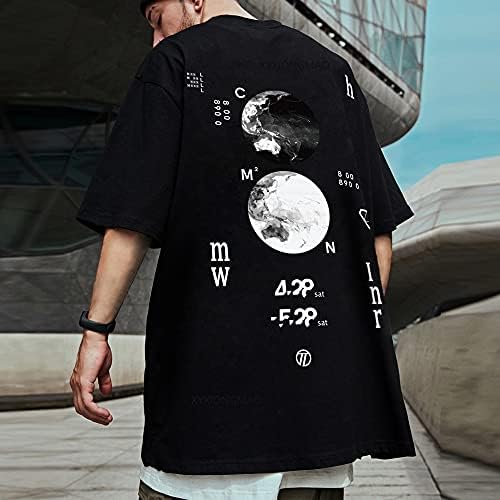 ספורט מזדמן חולצת טריקו עם שרוולים קצרים כותנה רופפת בגדי רחוב יפניים היפ הופ לשני המינים חולצות טיז גרפיות