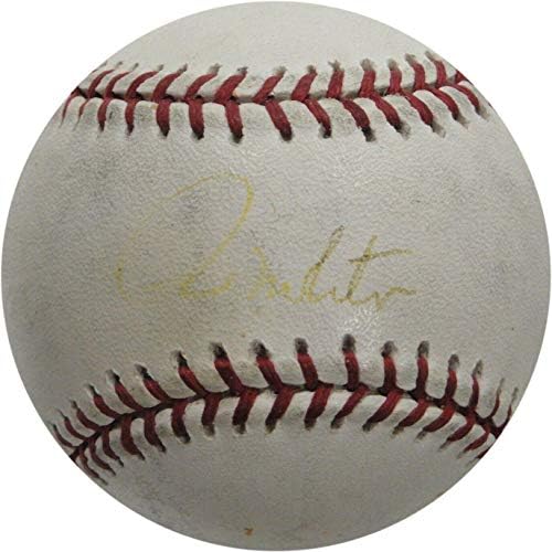 פול מוליטור חתום ביד חתום על חתימה בייסבול בייסבול ליגת העל בלו ג'ייס דהה - כדורי חתימה