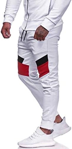 SPE969 גברים משחלים מכנסי ג'וג'ר, 3 צבעים מודפסים סרבלים ספורט ספורט מזדמן עבודת מכנסי מכנסיים