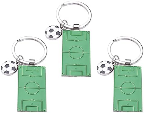 זיכרון מתנות זיכרון מתנות זיכרון מתנות זיכרון 6 יחידות כדורגל שדה כדורגל מחזיקי מפתחות כדורגל מפתח שרשרת