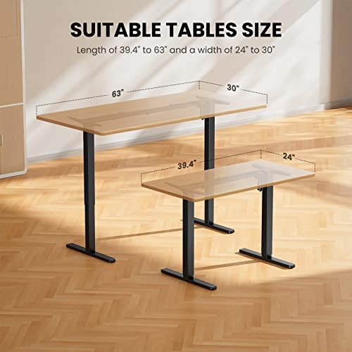 גובה מתכוונן שולחן רגליים לשבת סטנד שולחן מסגרת ארגונומי עומד שולחן בסיס תחנת עבודה מסגרת רק
