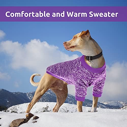 קפוצ'ונים של כלבים גורסברק סוודר חום סוודר חיות מחמד מעיל נעים לכלב בינוני גדול בגדי לבוש חיצוניים ז'קט חורף