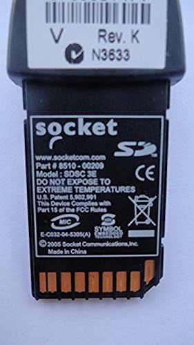 Socket SD Scan Card Model SDSC 3E סורק ברקוד