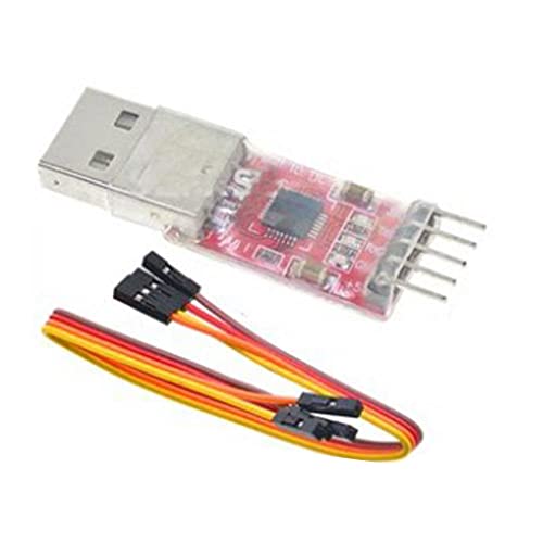 USB 2.0 ל- TTL UART 5PIN מודול ממיר סידורי CP2102 STC PRGMR כבל חינם