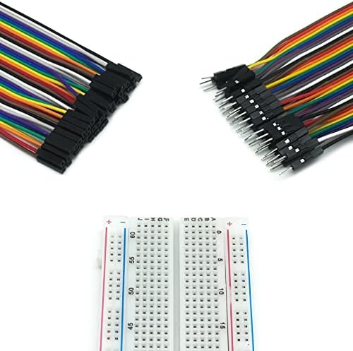 ערכת קרש לחם מעבדה של סטארפה, כוללת 3 x לחם + 3 x 20 סמ חוט מגשר M2 M/F2 M/F2 F תואם עם Arduino Raspberry Pi