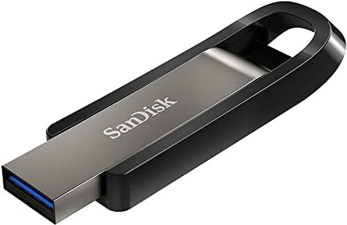Sandisk 128GB Extreme USB 3.2 כונן הבזק 400MB/S למחשב, מחשב, צרור מחשב נייד עם שרוך שחור של גורם