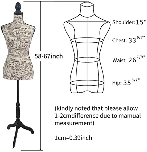 צורת שמלה נשית צורה גוף גוף בובה הניתן להחלפה עם עמדת בסיס חצובה פלסטיקה