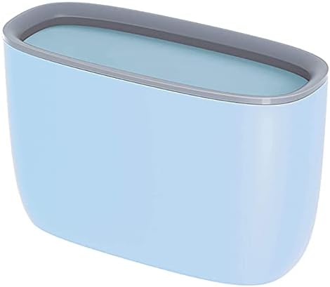 אשפה יכול מיני השיש פח אשפה יכול, איפור מחזיק יהירות מטבח רכב שולחן עבודה משרד אמבטיה שולחן/אור כחול