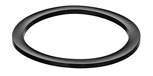 004 ויטון גיבוי טבעת, 90 מד קשיות, 0.096 מזהה, 0.053 עבה, שחור