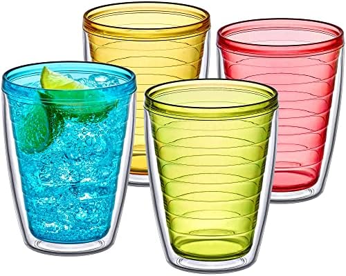 מדהים אבי-אלסקה-16-אונקיה מבודד פלסטיק כוסות, כפול-קיר פלסטיק שתיית משקפיים, מעורב - צבע גבוהה-כדורי,